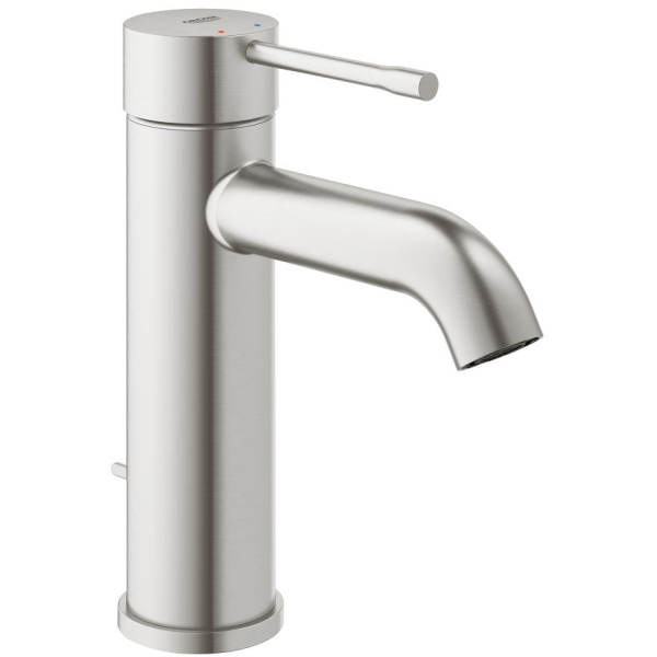 Blandebatteri Grohe Essence New supersteel med bunnventil