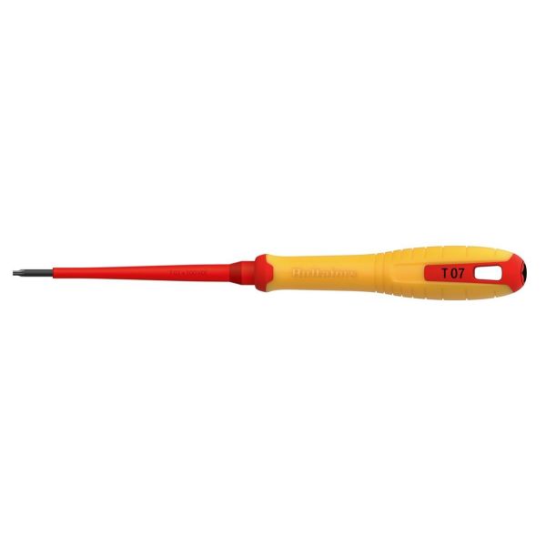 Skruvmejsel Hultafors 446565 för Torx, isolerad 1000 volt T 07 x 100 VDE