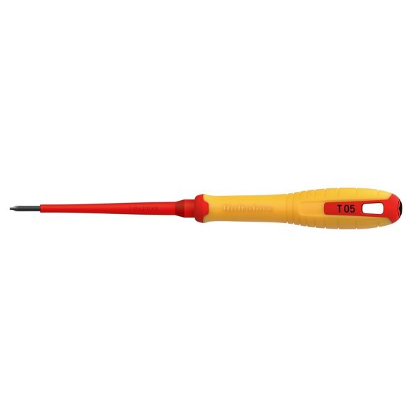 Ruuvimeisseli Hultafors 446545 Torx, eristetty 1000 volt T 05 x 100 VDE