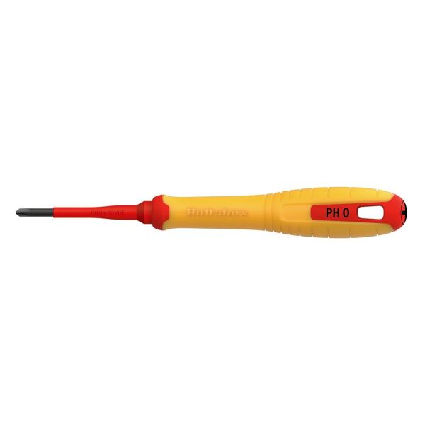 Skruetrækker Hultafors 445505 til Phillips, isoleret 1000 volt PH 0 x 60 VDE