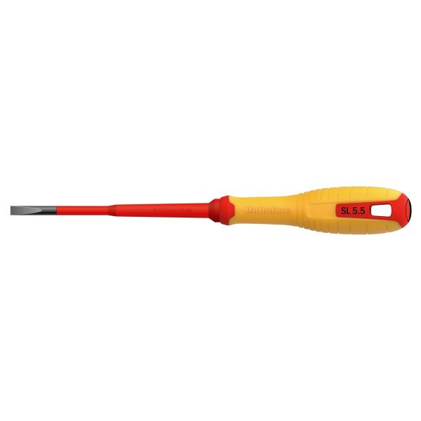 Ruuvimeisseli Hultafors 445095 urakanta, eristetty 1000 volt SL 1,0x5,5x125 VDE