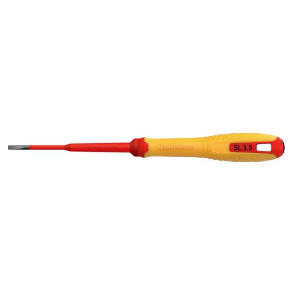 Skruetrækker Hultafors 445055 til sporskrue, isoleret 1000 volt SL 0,6x3,5x100 VDE