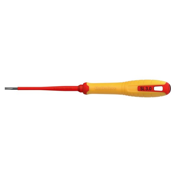 Skrutrekker Hultafors 445045 for sporskruer, isolert 1000 volt SL 0,5x3,0x100 VDE