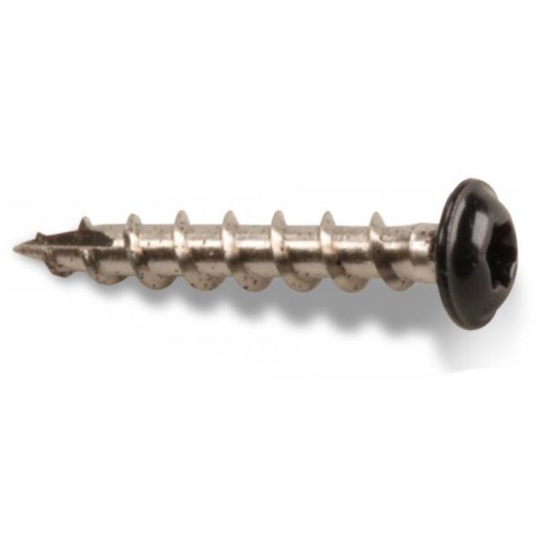 Vindueskarmskrue Heco 9601279 4 x 25 mm, pakke med 25 Hvid