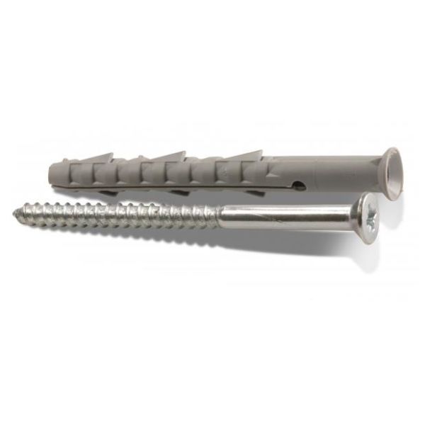 Fasadplugg Heco 9605241 försänk, förzinkad, 5-pack 10 x 140 mm