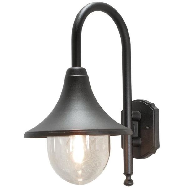Væglampe Konstsmide Bari E27, 60W, sort 