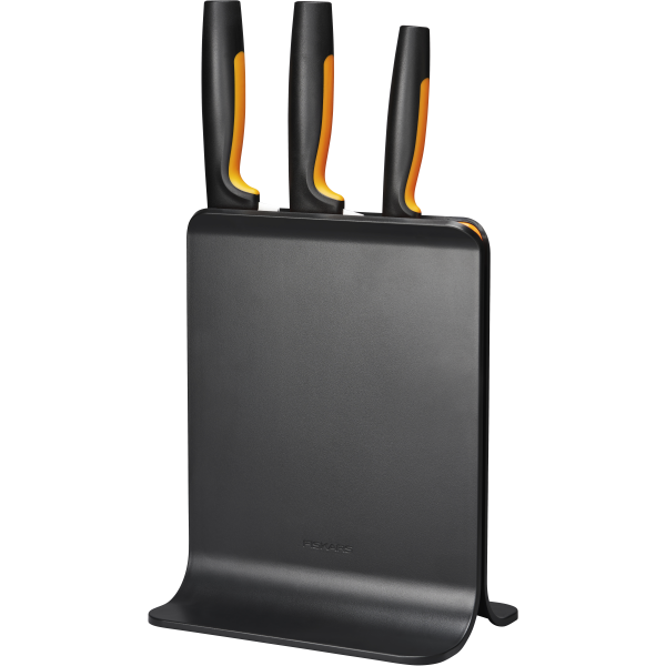 Knivblok Fiskars Functional Form i plast med 3 knive