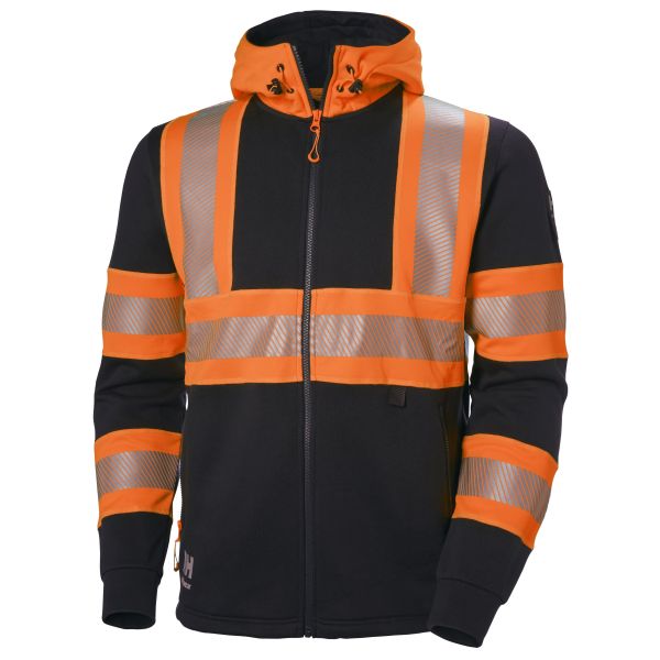 Hettegenser Helly Hansen Workwear ICU 79273-269 varsel, helzip, oransje L