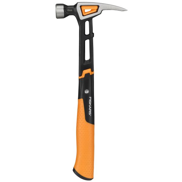 Tømrerhammer Fiskars IsoCore  M, 16oz