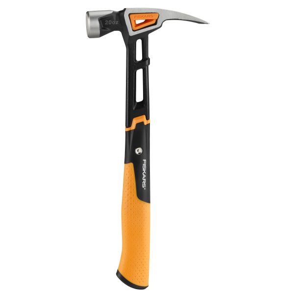 Tømrerhammer Fiskars IsoCore  L, 20oz