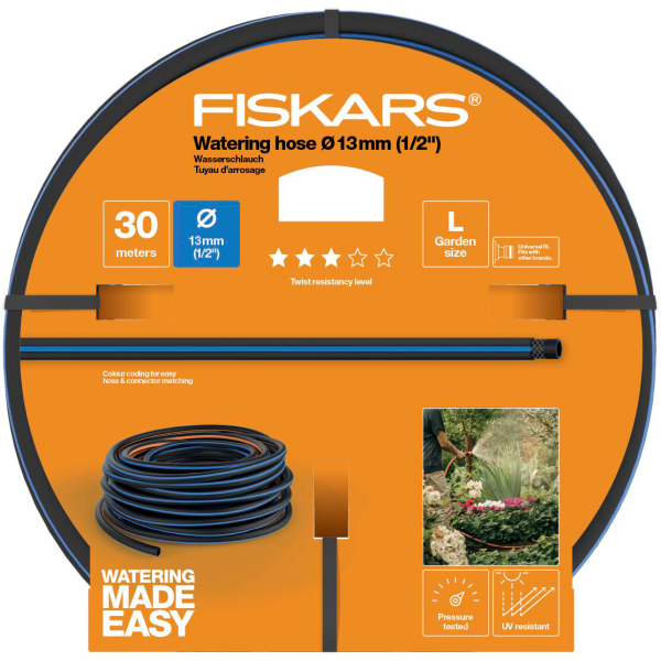 Vandslange Fiskars Q3 Ø13 mm 30 m