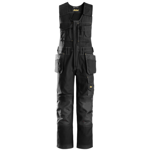 Helbukser Snickers Workwear 0214 sort, lærred+ Sort 50