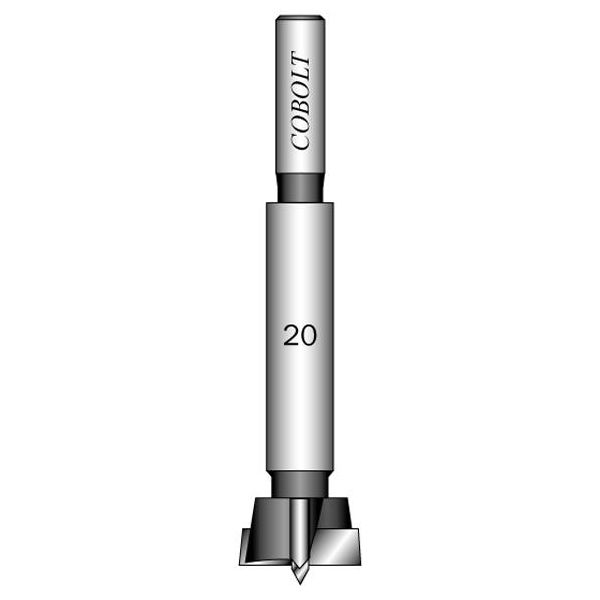 Kvistborr Cobolt 790-20 med centrumspets, 90 mm Skärdiameter: 20 mm