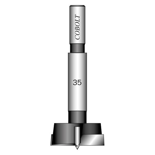 Kvistbor Cobolt 790-35 med sentrumspiss, 90 mm Skjærediameter: 35 mm
