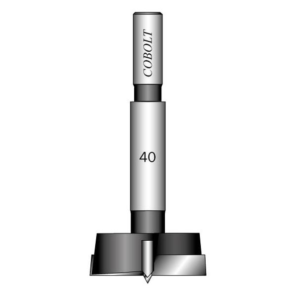 Kvistborr Cobolt 790-40 med centrumspets, 90 mm Skärdiameter: 40 mm