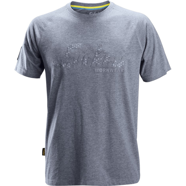 T-skjorte Snickers Workwear 2580 gråblå, melert Gråblå, Melert L