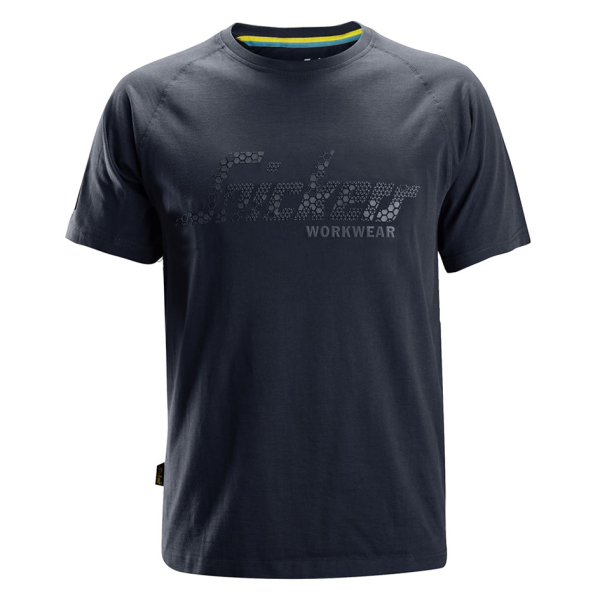 T-skjorte Snickers Workwear 2580 marineblå Marine L