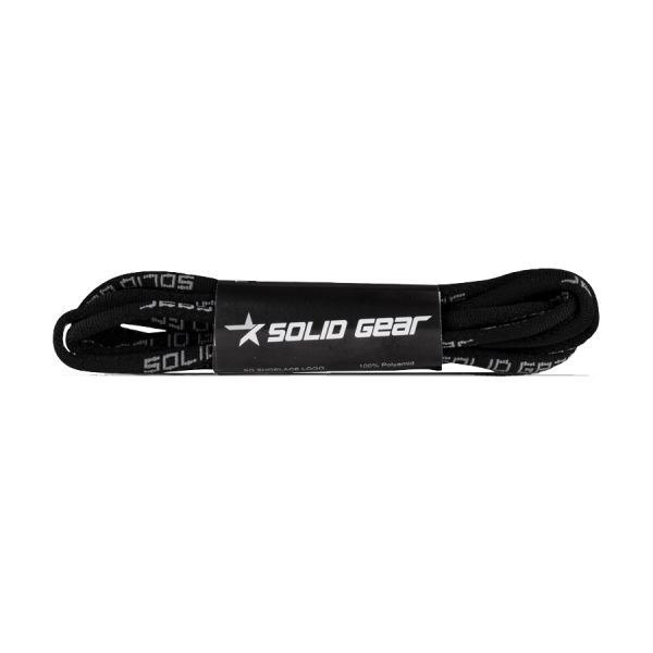 Kengännauha Solid Gear SG2001000 musta, polyamidi 180 cm