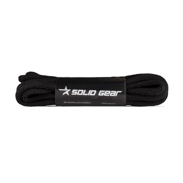 Skosnöre Solid Gear SG2001100 svart, NOMEX 110 cm