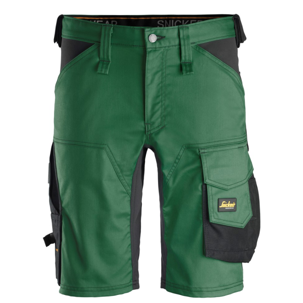 Shorts Snickers Workwear 6143 AllroundWork skoggrønn / svart Skogsgrønn/Svart 50