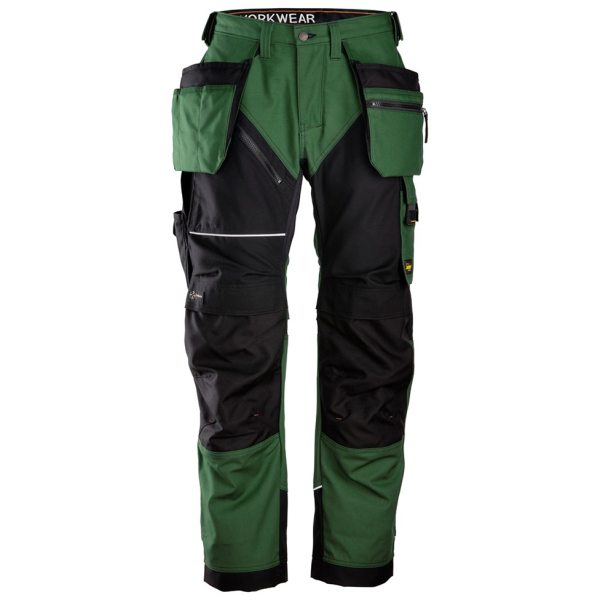 Arbeidsbukse Snickers Workwear 6214 RuffWork skoggrønn Skogsgrønn 148