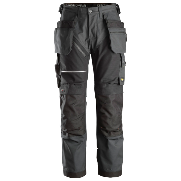 Håndværkerbukser Snickers Workwear 6214 RuffWork grå Grå 104