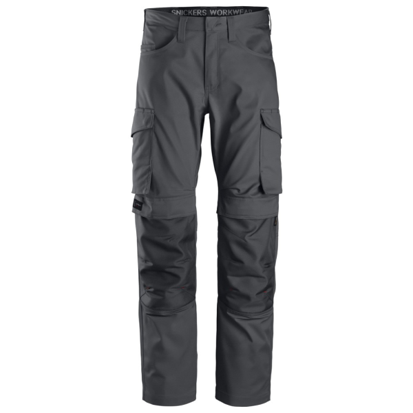 Håndværkerbukser Snickers Workwear 6801 Stålgrå, knæpudelomme Stålgrå 46