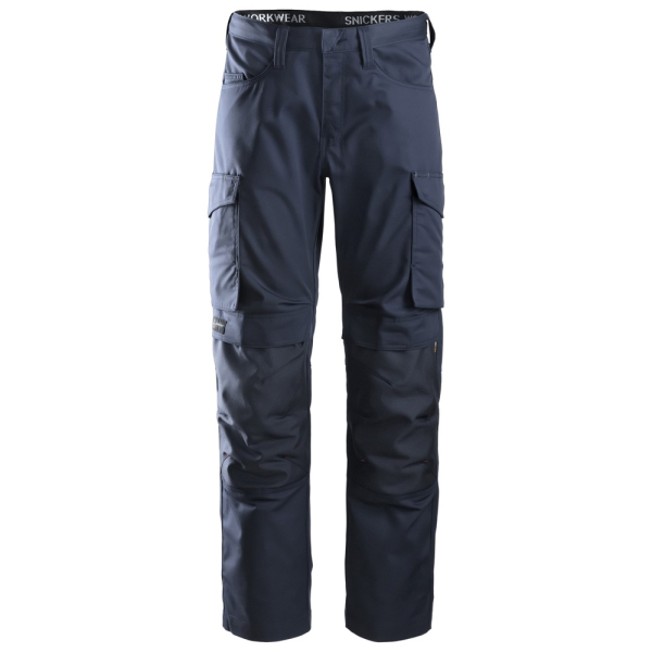 Arbeidsbukse Snickers Workwear 6801 marineblå knebeskyttelseslomme Marineblå 50