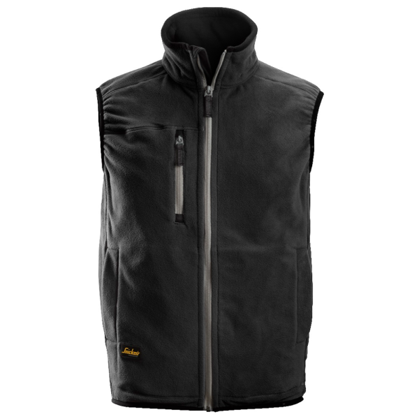 Fleecevest Snickers Workwear 8014 svart XS