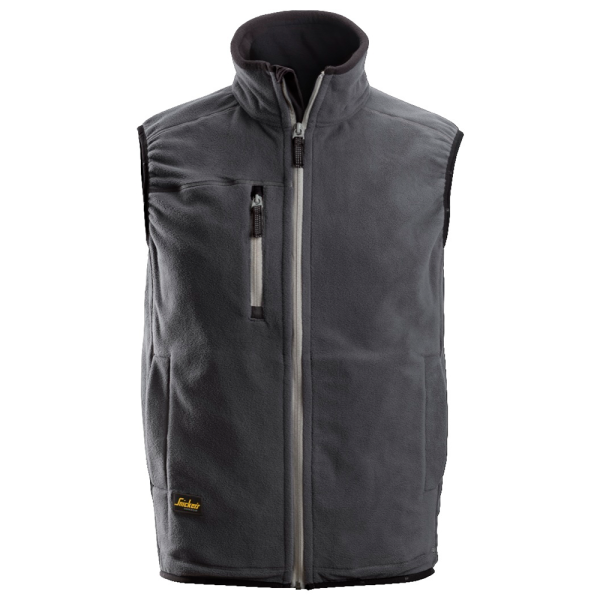Fleecevest Snickers Workwear 8014 stålgrå M