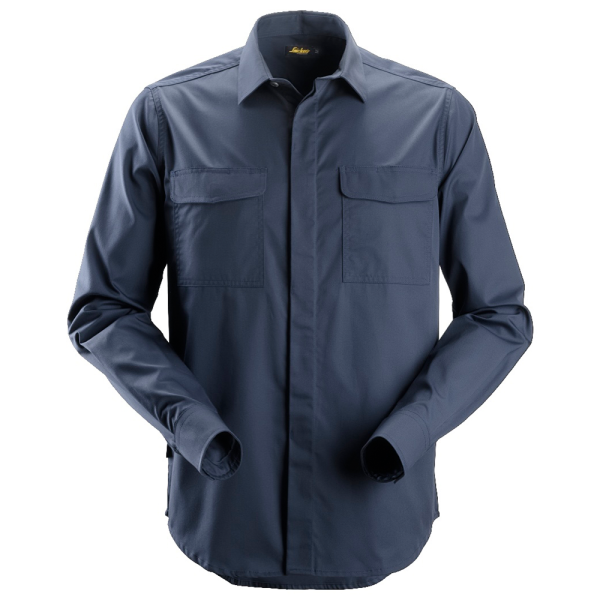 Arbeidsskjorte Snickers Workwear 8510 marineblå Marineblå S