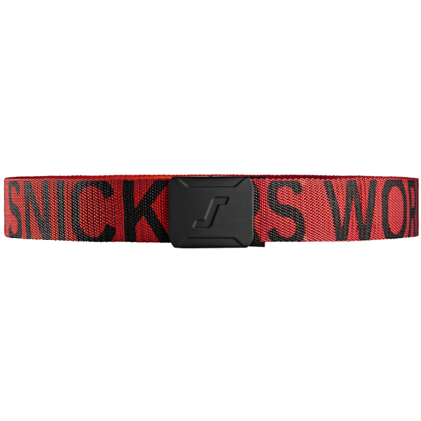 Bælte Snickers Workwear 9004 med metalspænde Rød