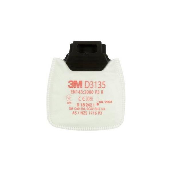 Partikkelfilter 3M Secure Click D3135 P3 R, til 800-serien 