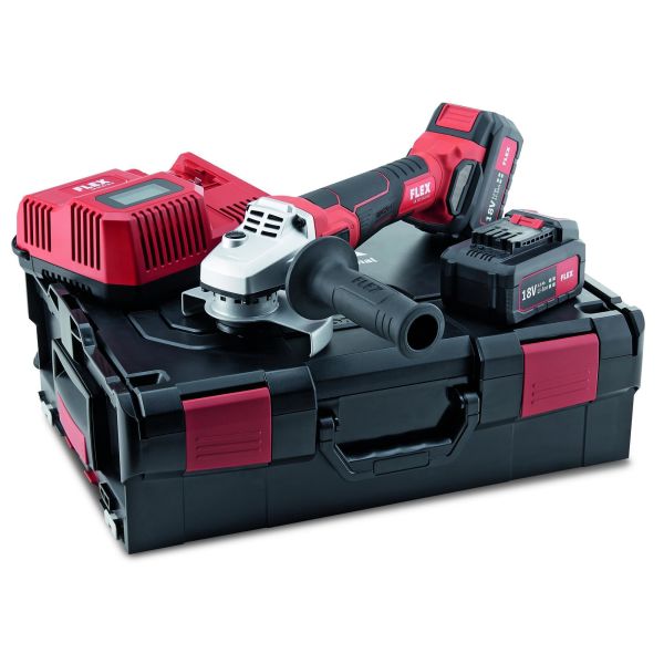 Vinkelsliber Flex LB125 18.0-EC Ø125 mm, med batteri og lader 