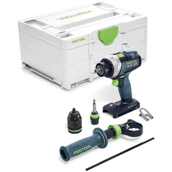 Bore-/skruemaskine Festool TDC 18/4 I-Basic uden batteri og oplader 