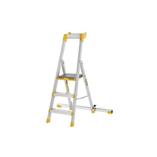 Trappestige W.steps 55P med sertifisert aluminium, med stabilisatortrinn 