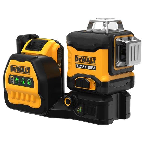 Linjelaser Dewalt DCE089D1G18-QW Grøn laser, med batteri og oplader 