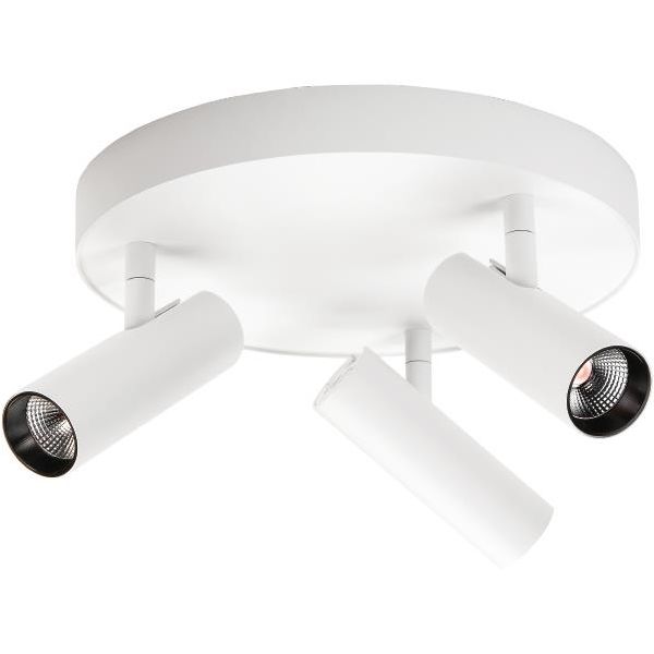 Loft armatur SG Armaturen Tube Micro Trio LED, 18W, 3000K Hvid