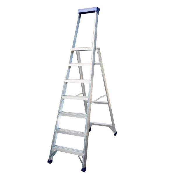 Trappestige Skeppshultstegen 5050-07 med hylde 7 trin, 1615 mm