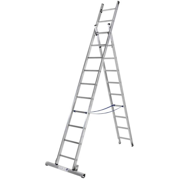 Kombistige Skeppshultstegen YS-658 C-profil, med trinfod 5,8 meter