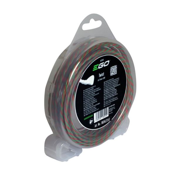 Trimmertråd EGO AL2715T Ø2,7 mm, snoet 15 m