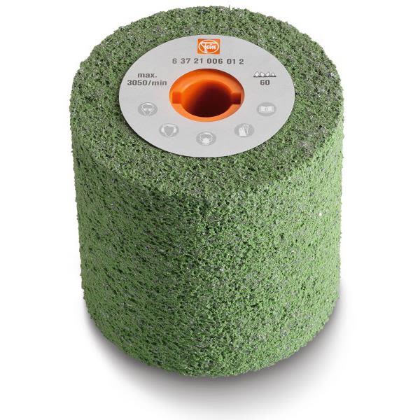 Slipevalse Fein 63721006012 elastisk, hull 19 mm K60, 100 x 100 mm