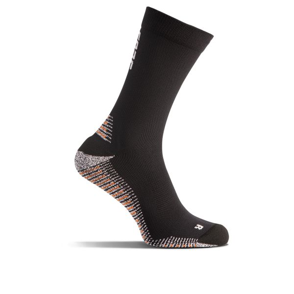 Sukat Solid Gear Grip Sock Mid puolipitkä varsi, pitopohja, musta, 1 pari Koko 35-38
