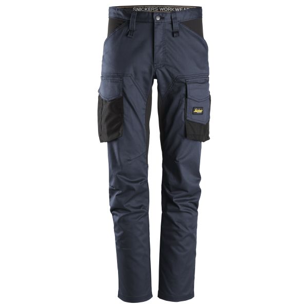 Servicebukser Snickers Workwear 6803 AllroundWork stretch, marineblå/sort Navy/sort 52