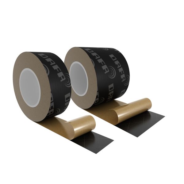 Tætningsbånd Dafa 620025138 sort, 25 m 100 mm