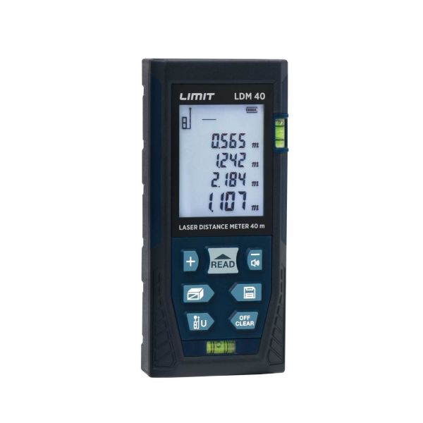 Avståndsmätare Limit LDM 40 inklusive batterier 