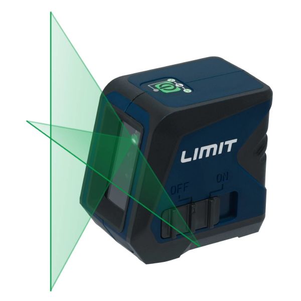 Krysslaser Limit 1000-G inkl. mva. batterier 