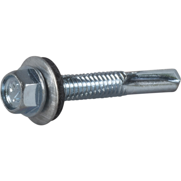 Plateskrue ESSVE 63532 sekskanthode, FZB, med skive 5,5 x 38 mm, 200-pakning