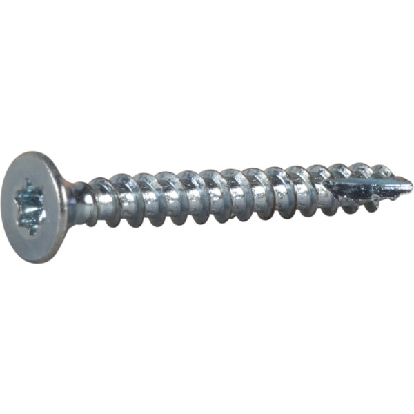 Træskrue ESSVE 123107 3 mm Ø, TX10, fuldt gevind, FZB, pakke 200 25 mm