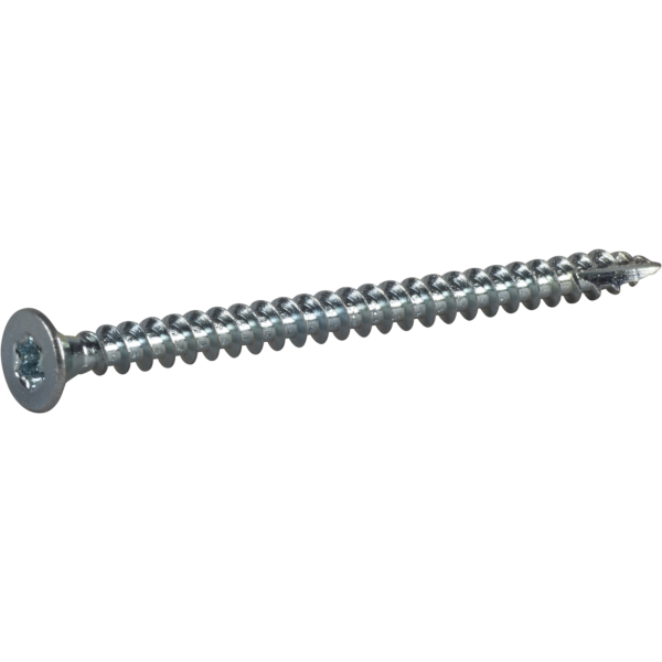 Träskruv ESSVE 123149 4 mm Ø, TX20, helgängad, försänkt, FZB 60 mm, 100-pack